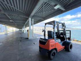 様似漁港：フォークリフトの動線取得