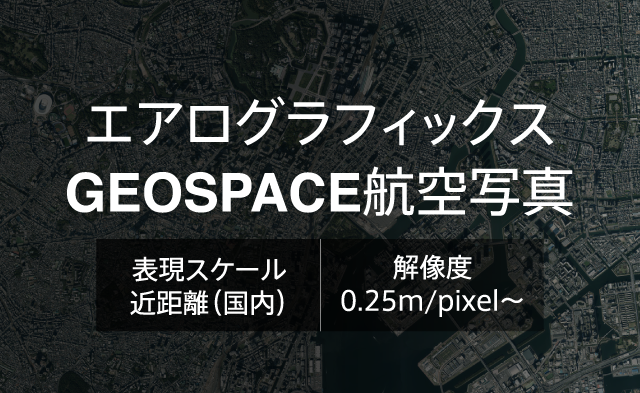 エアログラフィックス GEOSPACE航空写真